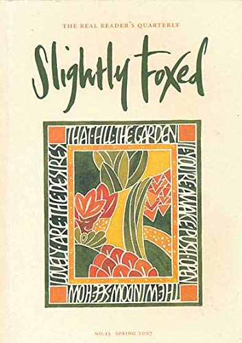 Slightly Foxed