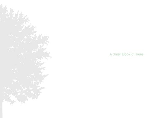 A Small Book of Trees: 1