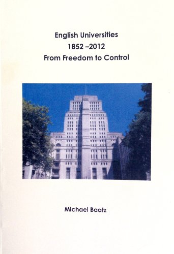 English Universities 1852-2012