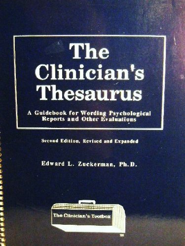 The Clinician's Thesaurus