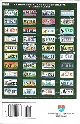 License Plate Book, 1996 Ed.
