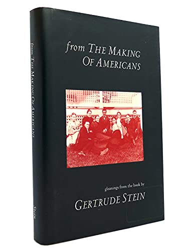 From the Making of Americans