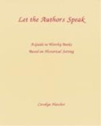 Let the Authors Speak