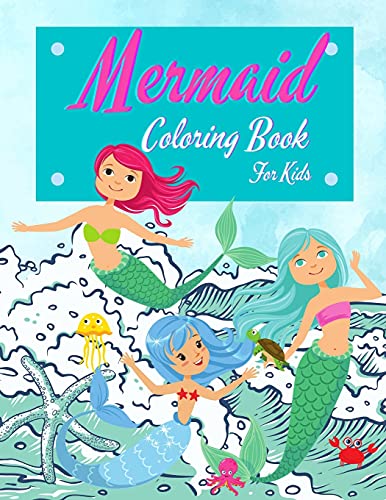 Mermaid Coloring Book For Kids