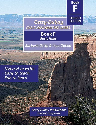 Getty-DuBay Italic Handwriting Book F Grade 5