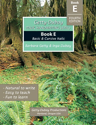 Getty-DuBay Italic Handwriting Level E Grade 4