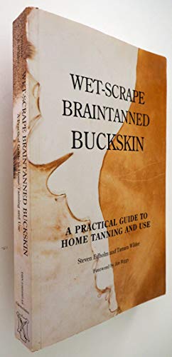 Wet-Scrape Braintanned Buckskin