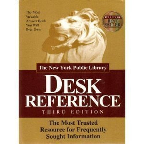 New York Public Library Desk Reference 3 by Paul Fargis