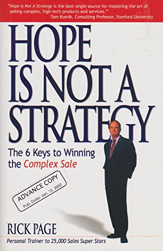 Hope is Not a Strategy