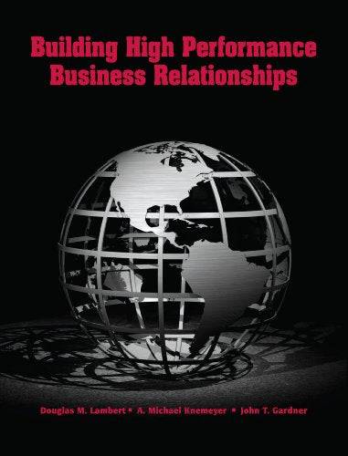 Building High Performance Business Relationships