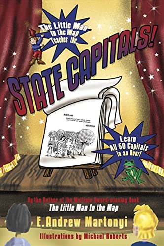 The Little Man In the Map Teaches the State Capitals!