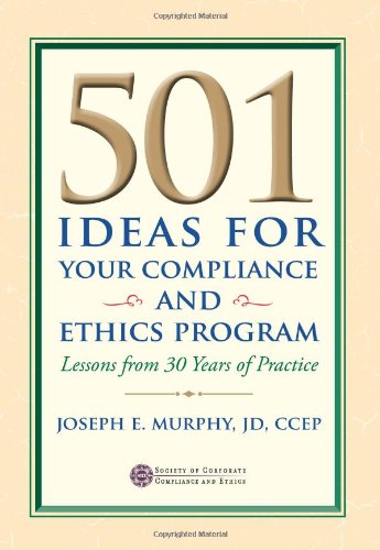 501 Ideas For Your Compliance And Ethics Program