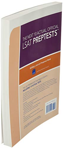 Next 10 Actual Official Lsat Preptests