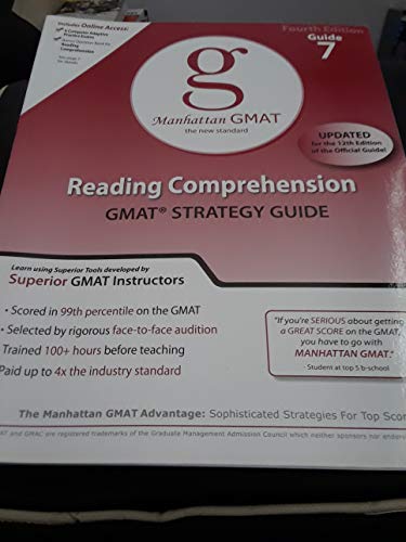 Reading Comprehension GMAT Preparation Guide