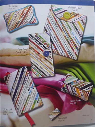 Save The SELVAGES Quilting Project Book Cozy Quilt Designs Using Fabric Selvages for Small Projects