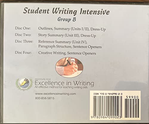 Student Writing Intensive Level B