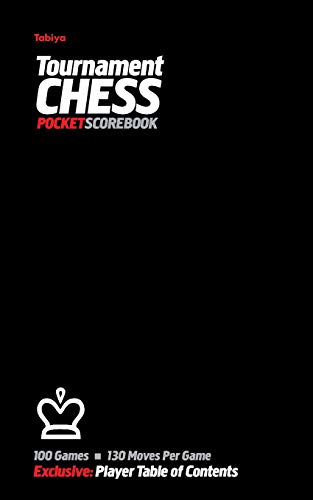 Tabiya Tournament Chess Pocket Scorebook