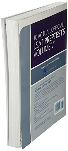 10 Actual, Official LSAT Preptests Volume V