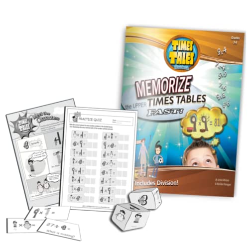 Times Tales® Workbook - Memorize Upper Times Tables / Multiplication Facts Fast!