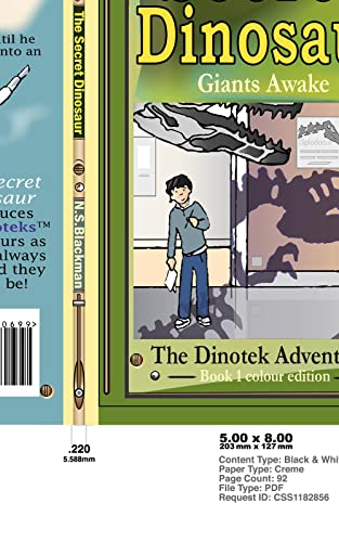 The Secret Dinosaur Book 1 Colour Edition