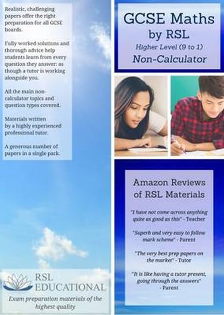 GCSE Maths by RSL, Higher Level (9-1), Non-Calculator