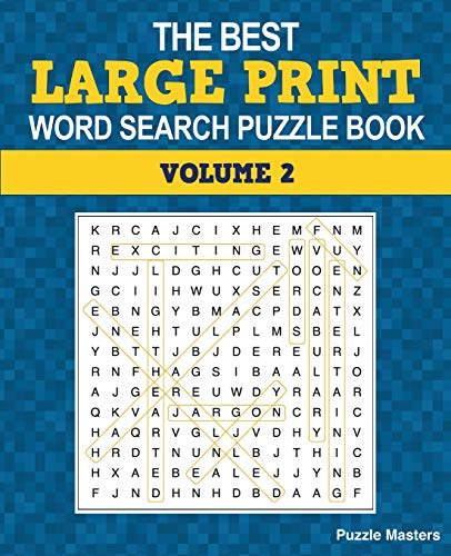 The Best Large Print Word Search Puzzle Book, Volume 2