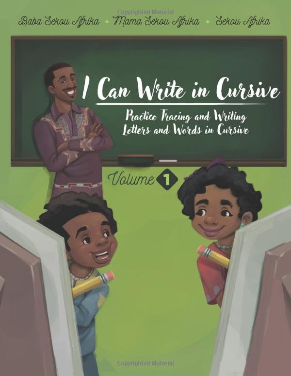 I Can Write in Cursive: Volume 1: Practice Tracing and Writing Letters ...
