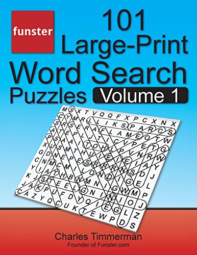 Funster 101 Large-Print Word Search Puzzles, Volume 1