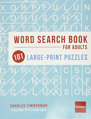 Funster Word Search Book for Adults: 101 Large-Print Puzzles
