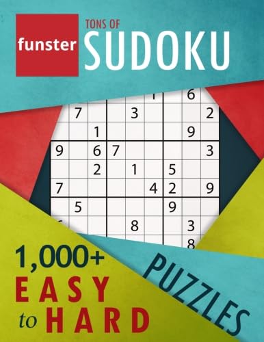 Funster Tons of Sudoku  Easy to Hard Puzzles A bargain bonanza for Sudoku lovers