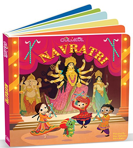 Navratri Dandiya Indian Culture Board Book for Kids