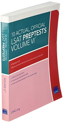 10 Actual, Official LSAT Preptests Volume VI