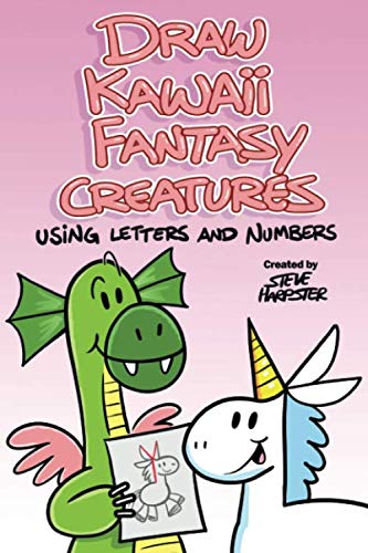 Draw Kawaii Fantasy Creatures Using Letters and Numbers