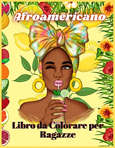 Afroamericano Libro da Colorare per Ragazze