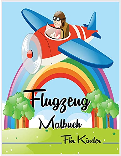 Flugzeug-Malbuch fr Kinder