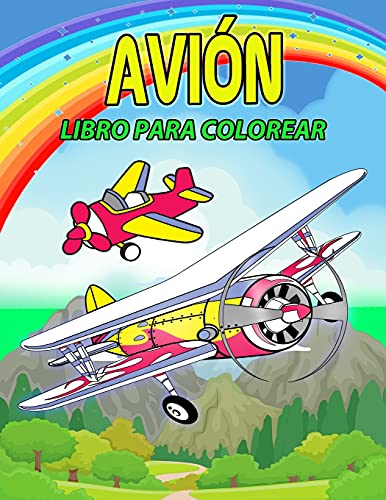 Avion Libro para Colorear