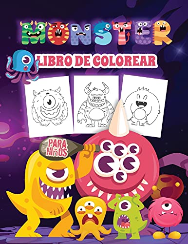 Monster Libro de Colorear para Ninos