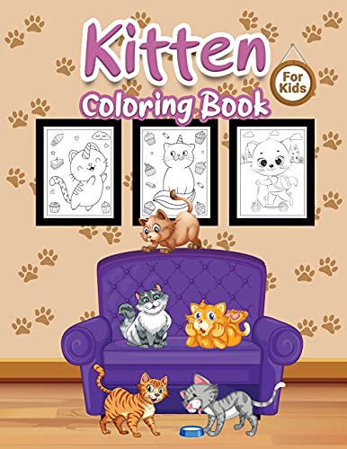 Kitten Coloring Book for Kids