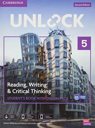 Unlock Level 5 Reading, Writing and Critical Thinking Student's Book with Digital Pack