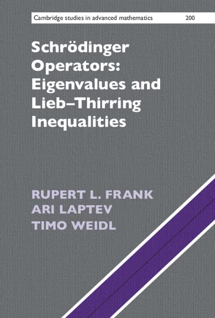 Schrodinger Operators: Eigenvalues and LiebThirring Inequalities