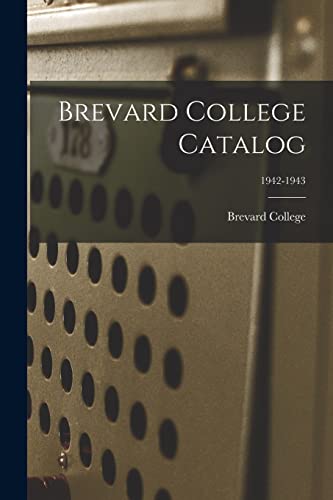 Brevard College Catalog; 1942-1943