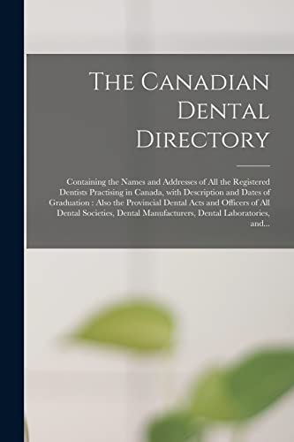 The Canadian Dental Directory