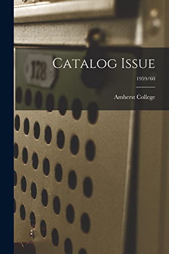 Catalog Issue [electronic Resource]; 1959/60