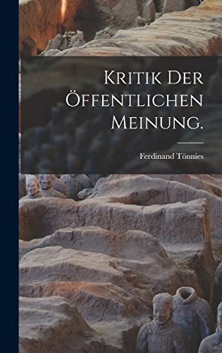 Kritik der offentlichen Meinung.