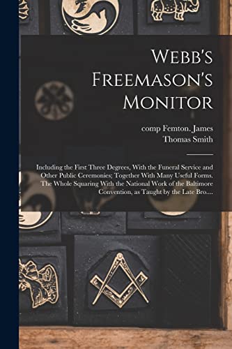 Webb's Freemason's Monitor