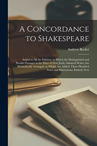 A Concordance to Shakespeare