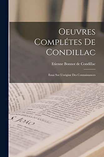 Oeuvres Completes De Condillac