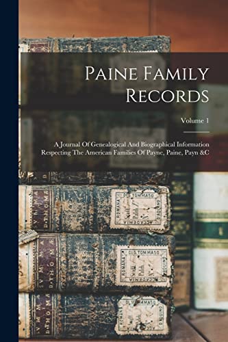 Paine Family Records