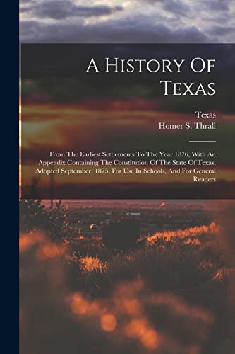 A History Of Texas