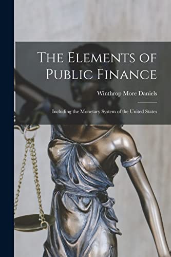 The Elements of Public Finance